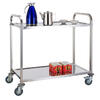 Stainless Steel Catering Cart 2 Shelves